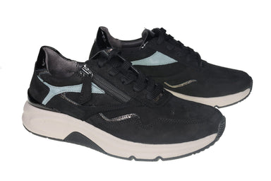 '96.896.87' women's walking rolling sneaker - Black - Chaplinshoes'96.896.87' women's walking rolling sneaker - BlackGabor