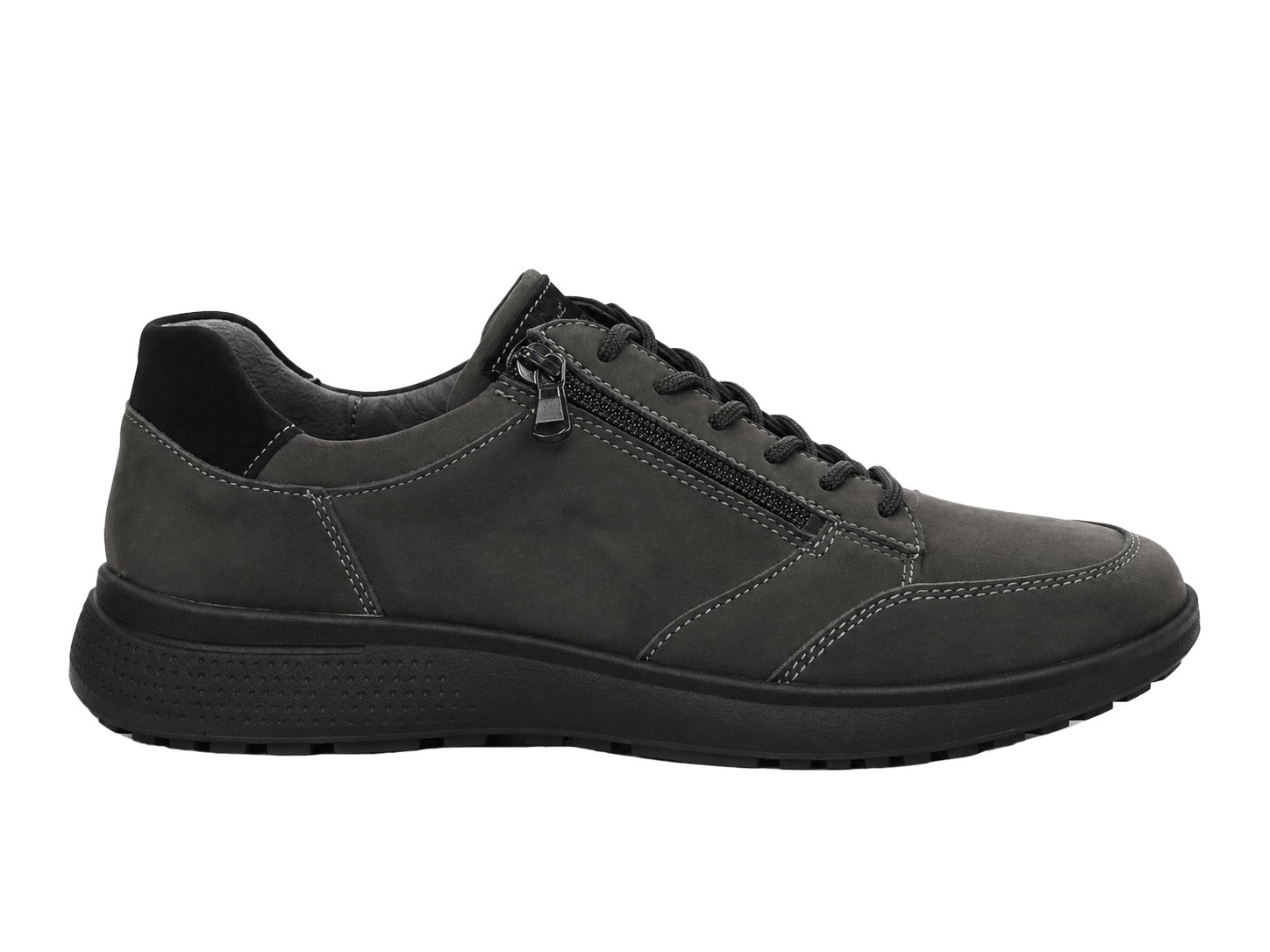 Baskets coupe large (H) pour hommes 'Heiko' - gris