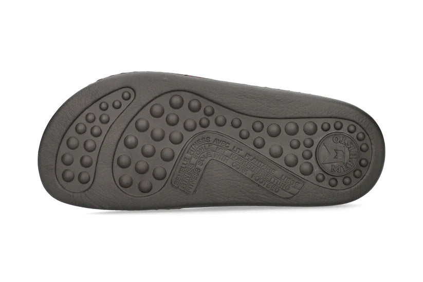 'James' sandal med ergonomisk bred passform (H) för män - brun