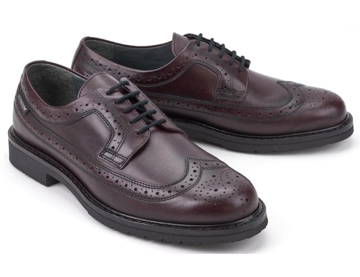 Chaussure à lacets Goodyear faite à la main pour hommes 'Matthew' - Rouge