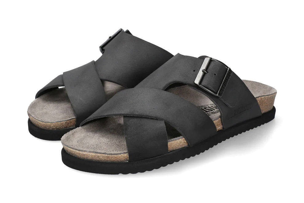 'Nordine' herrsandal - svart