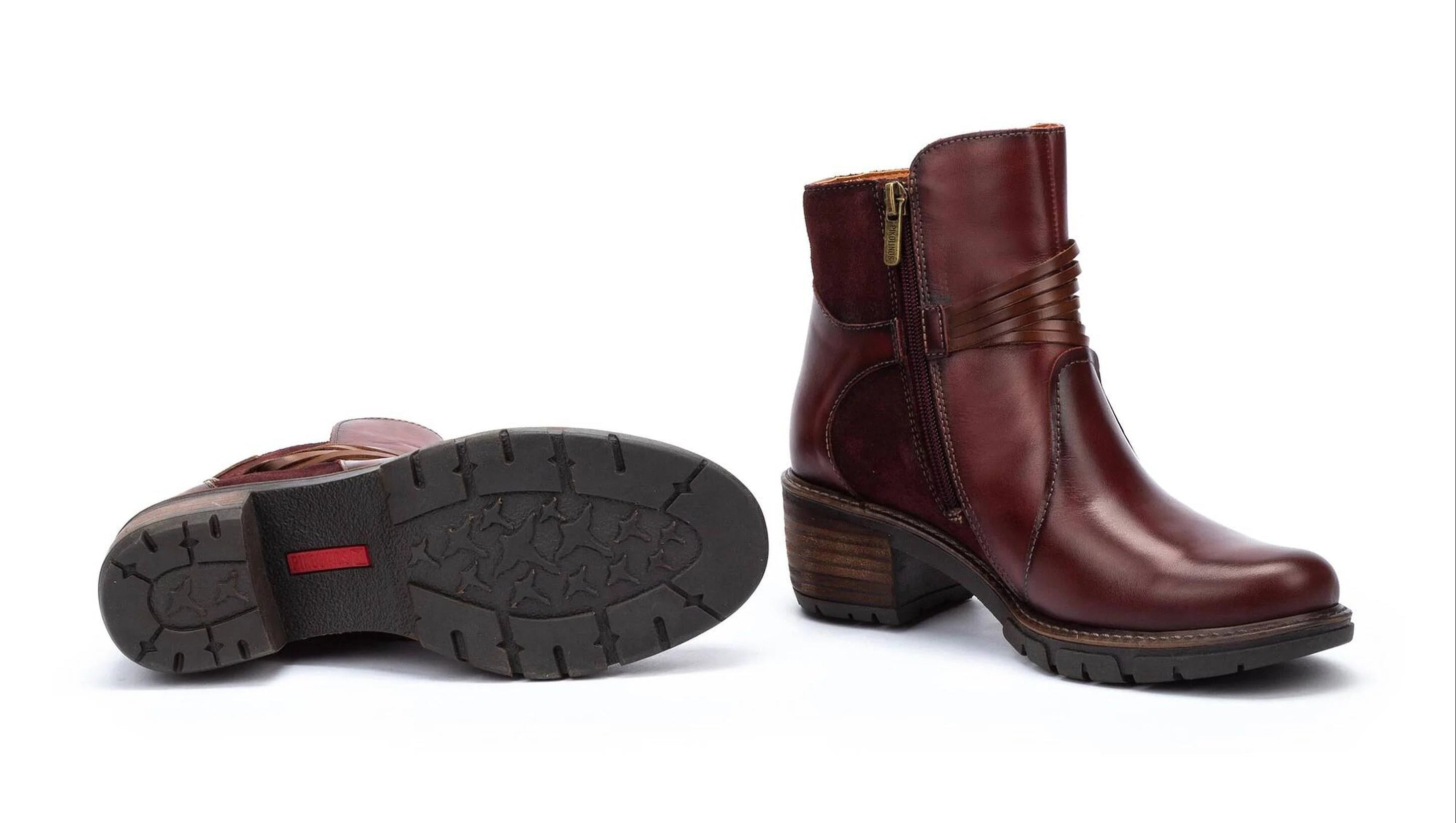 Bottine femme 'San Sebastia' - Rouge