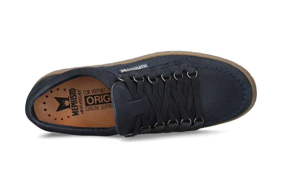 'Rainbow' herre snøresko - blå