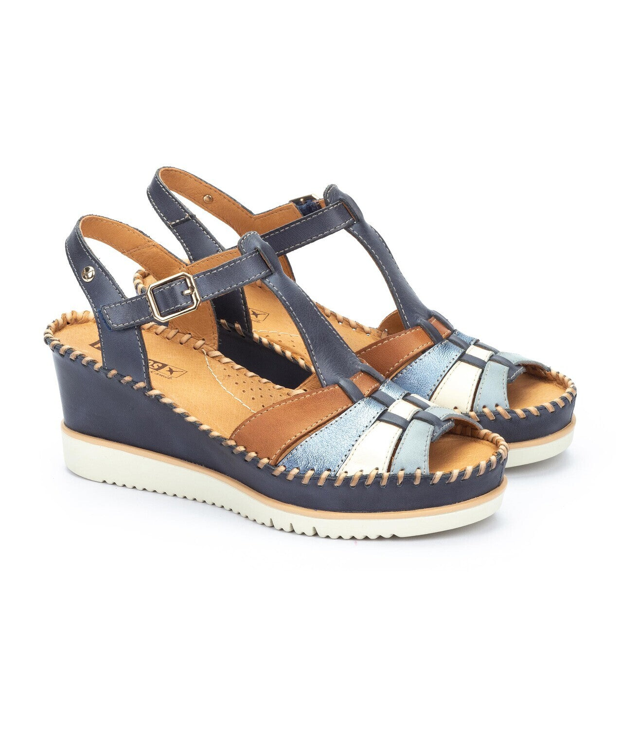 Damessandaal 'Aguadulce' - Blauw