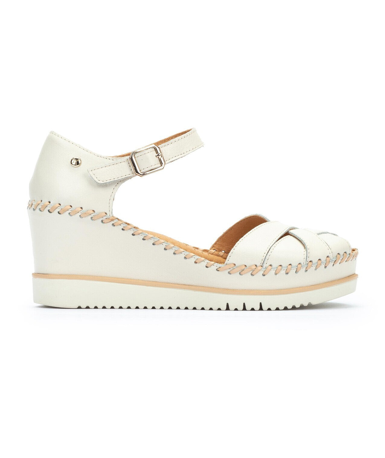 Damessandaal 'Aguadulce' - gebroken wit