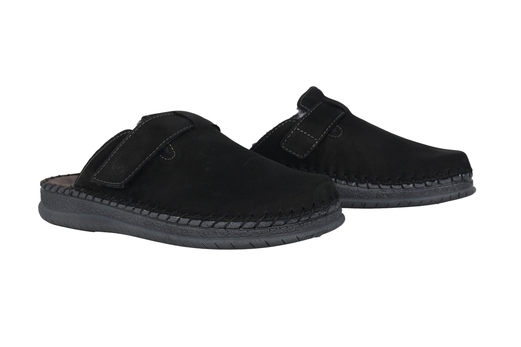 'Alassio' men's homeslippers - black - Chaplinshoes'Alassio' men's homeslippers - blackRohde