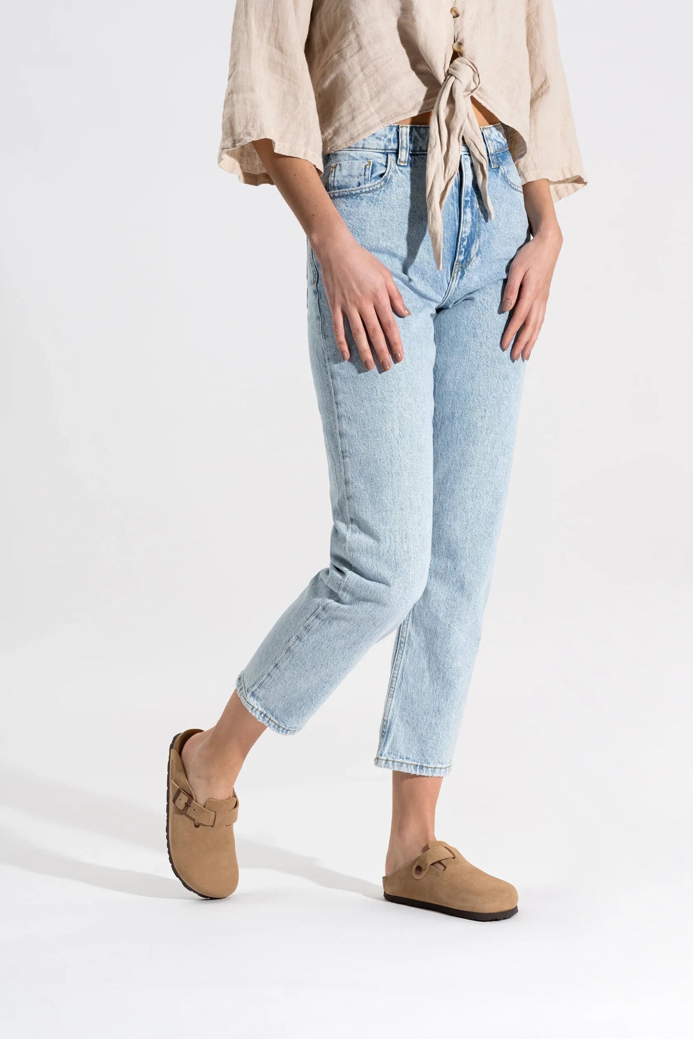 'Alba' women's indoor home clog - Beige - Chaplinshoes'Alba' women's indoor home clog - BeigeRohde