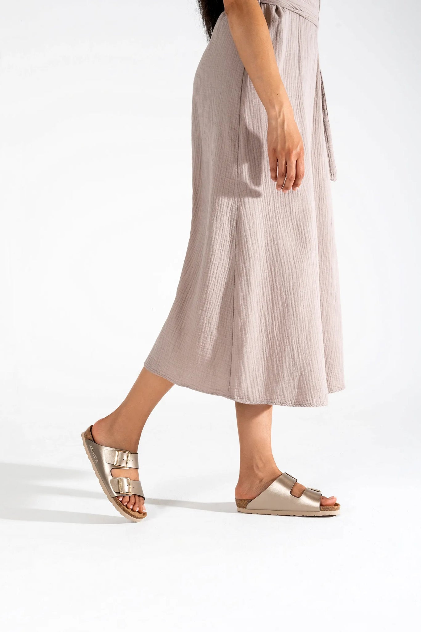 Damesslipper 'Alba' - goud - ChaplinshoesDamesslipper 'Alba' - goudRohde