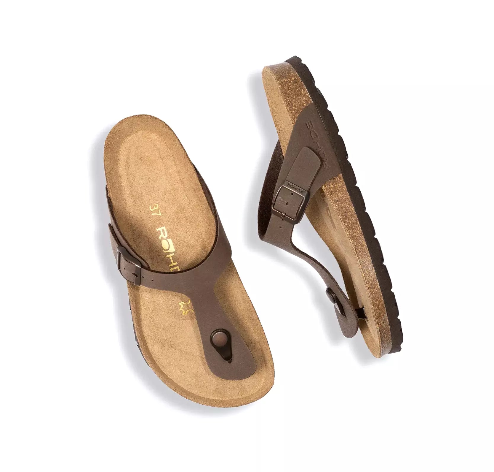 'Alba' women's slide toe sandal - brown - Chaplinshoes'Alba' women's slide toe sandal - brownRohde