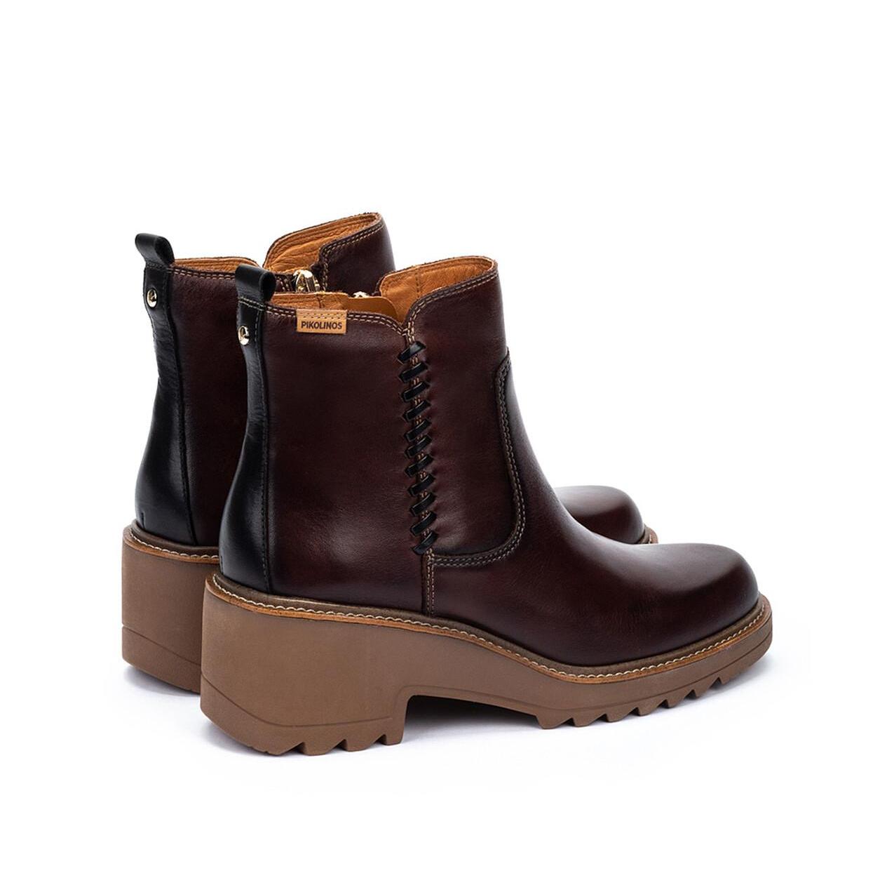 Dames enkellaars 'Alcaraz' - Donkerbruin