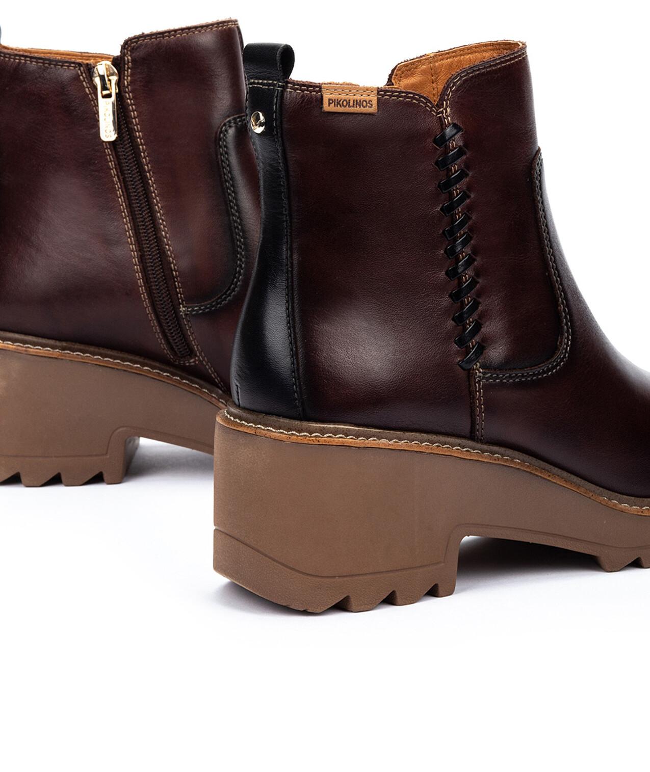 Dames enkellaars 'Alcaraz' - Donkerbruin