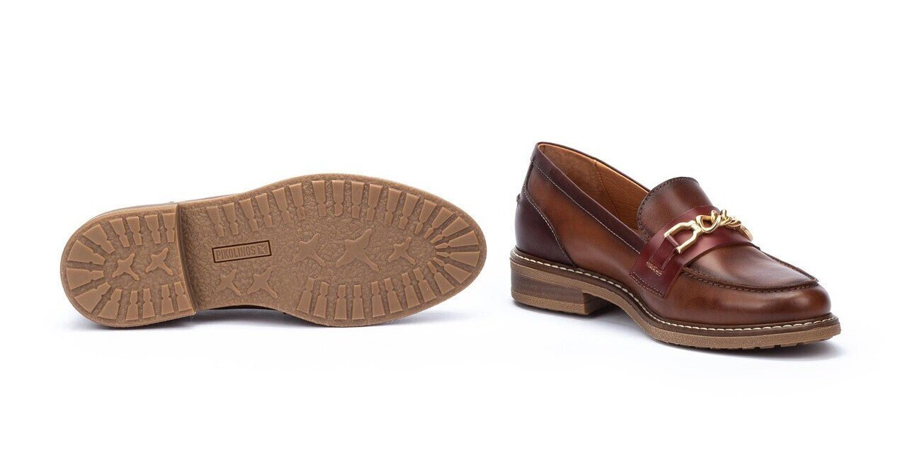 Damesloafer 'Aldaya' - Bruin - Chaplinshoes'Aldaya' damesloafer - BruinPikolinos