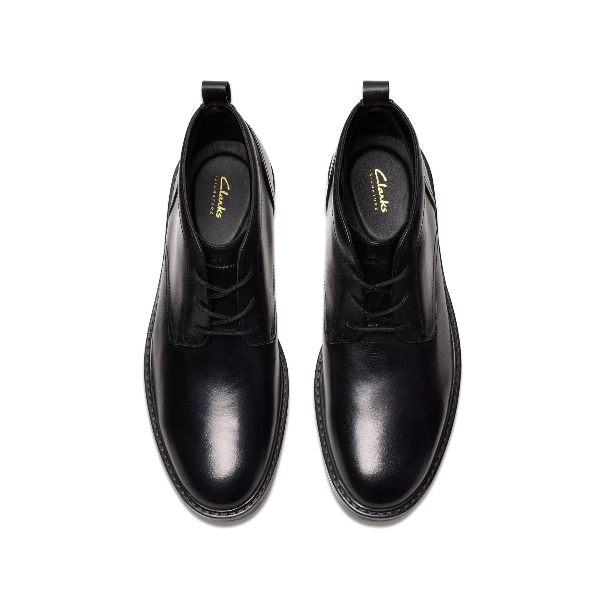 Heren enkellaars 'Aldwin Chukka' - Zwart - ChaplinshoesHeren enkellaars 'Aldwin Chukka' - BlackClarks