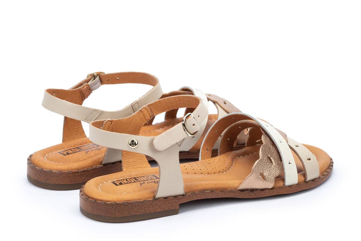 Algar W0X - 0999C2 damessandaal - Wit mix - ChaplinshoesAlgar W0X - 0999C2 damessandaal - Wit mixPikolinos