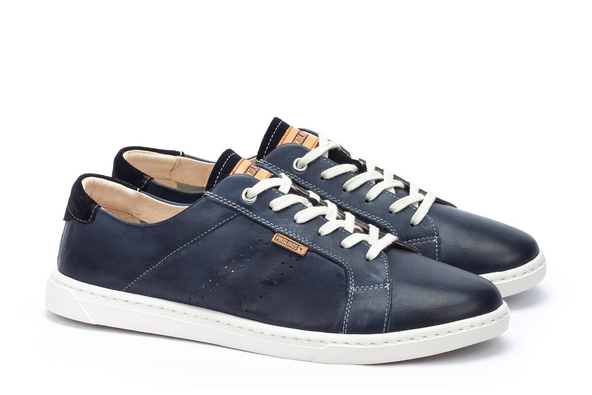'Alicante' men's lace - up sneaker - blue - Chaplinshoes'Alicante' men's lace - up sneaker - bluePikolinos