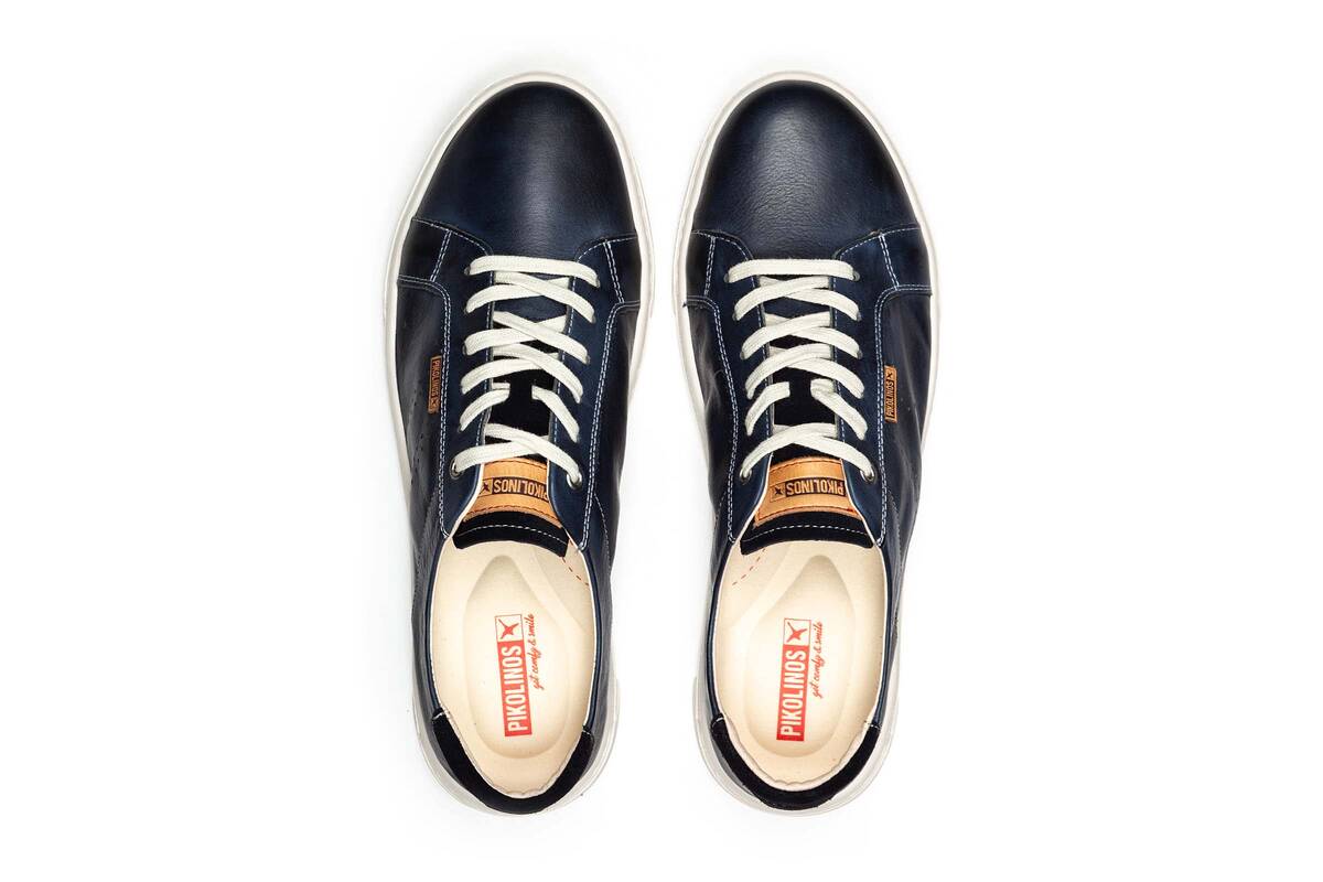 'Alicante' men's lace - up sneaker - blue - Chaplinshoes'Alicante' men's lace - up sneaker - bluePikolinos