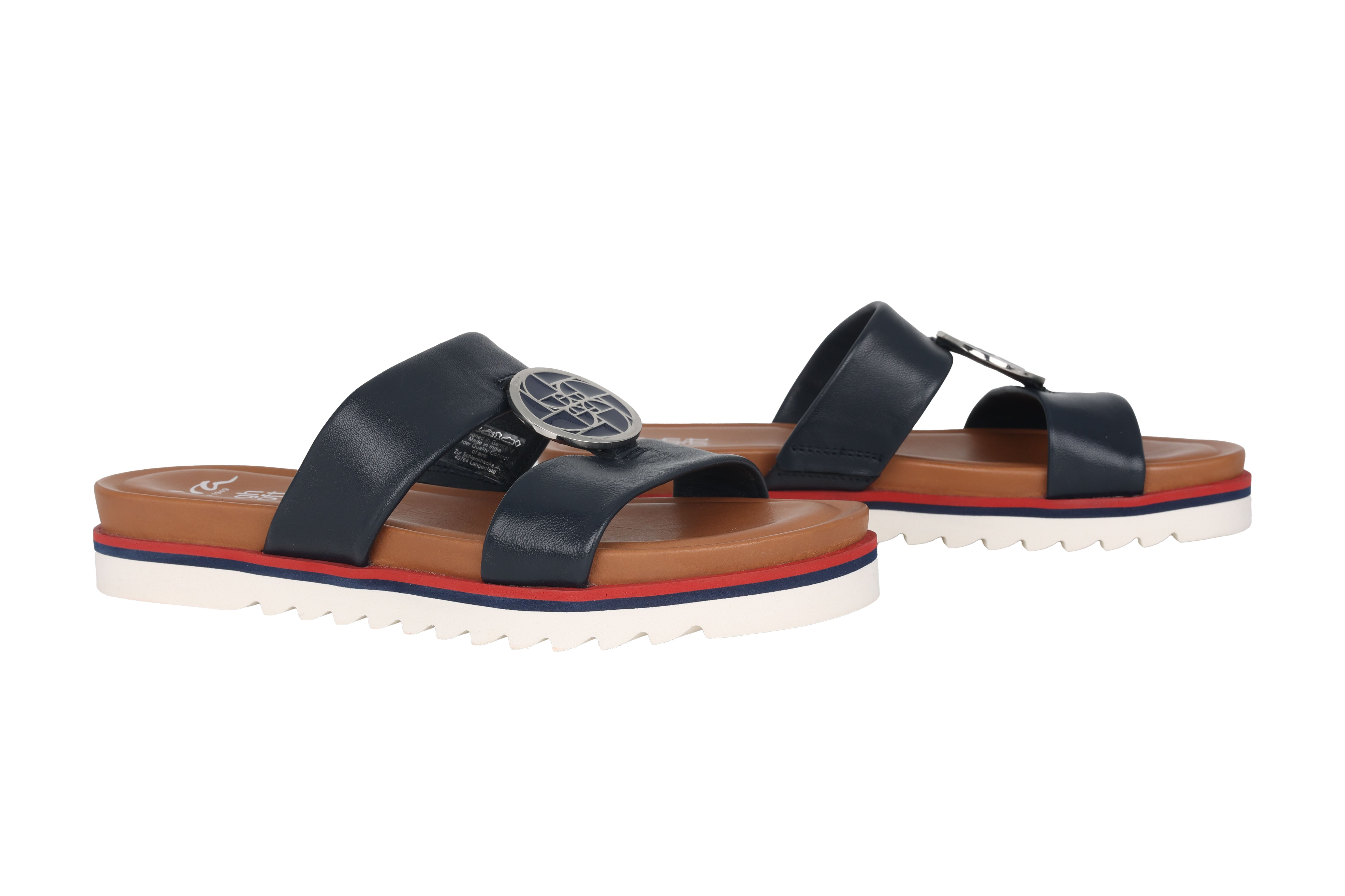 Damen-Slipper-Sandale '12-28050-02' – Blau