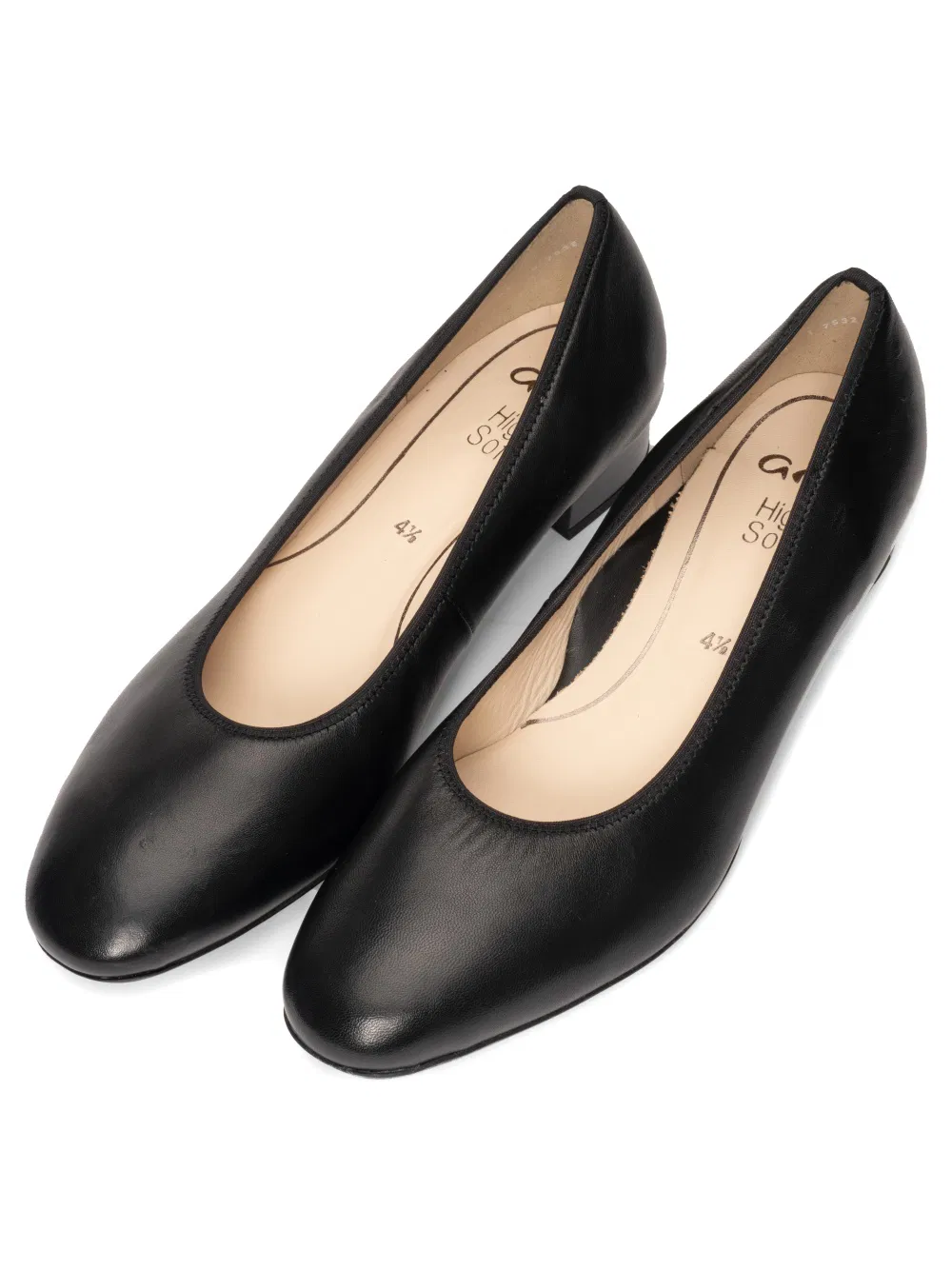 'Milano' damespomp met normale pasvorm (G) - Zwart