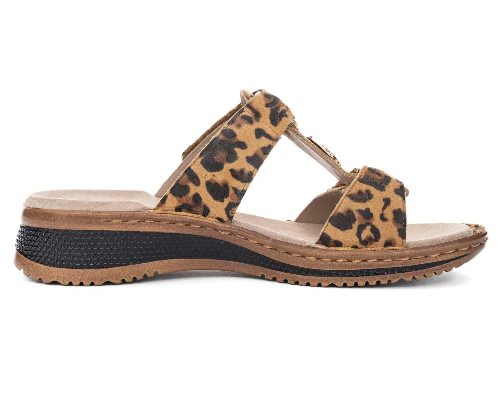 Damen-Slide-Sandale 'Hawaii' – braun