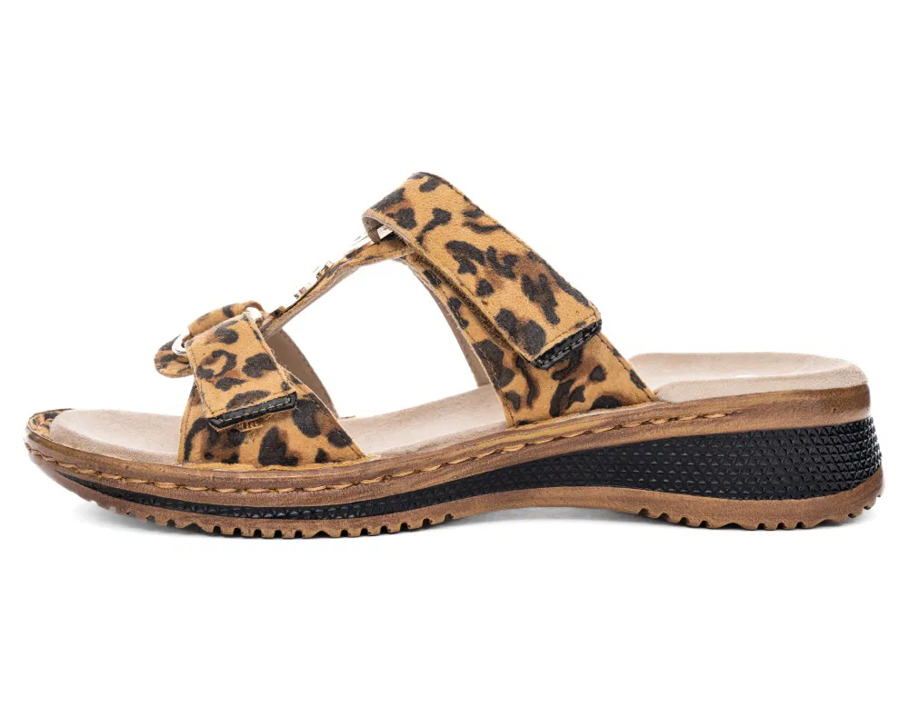 Damen-Slide-Sandale 'Hawaii' – braun