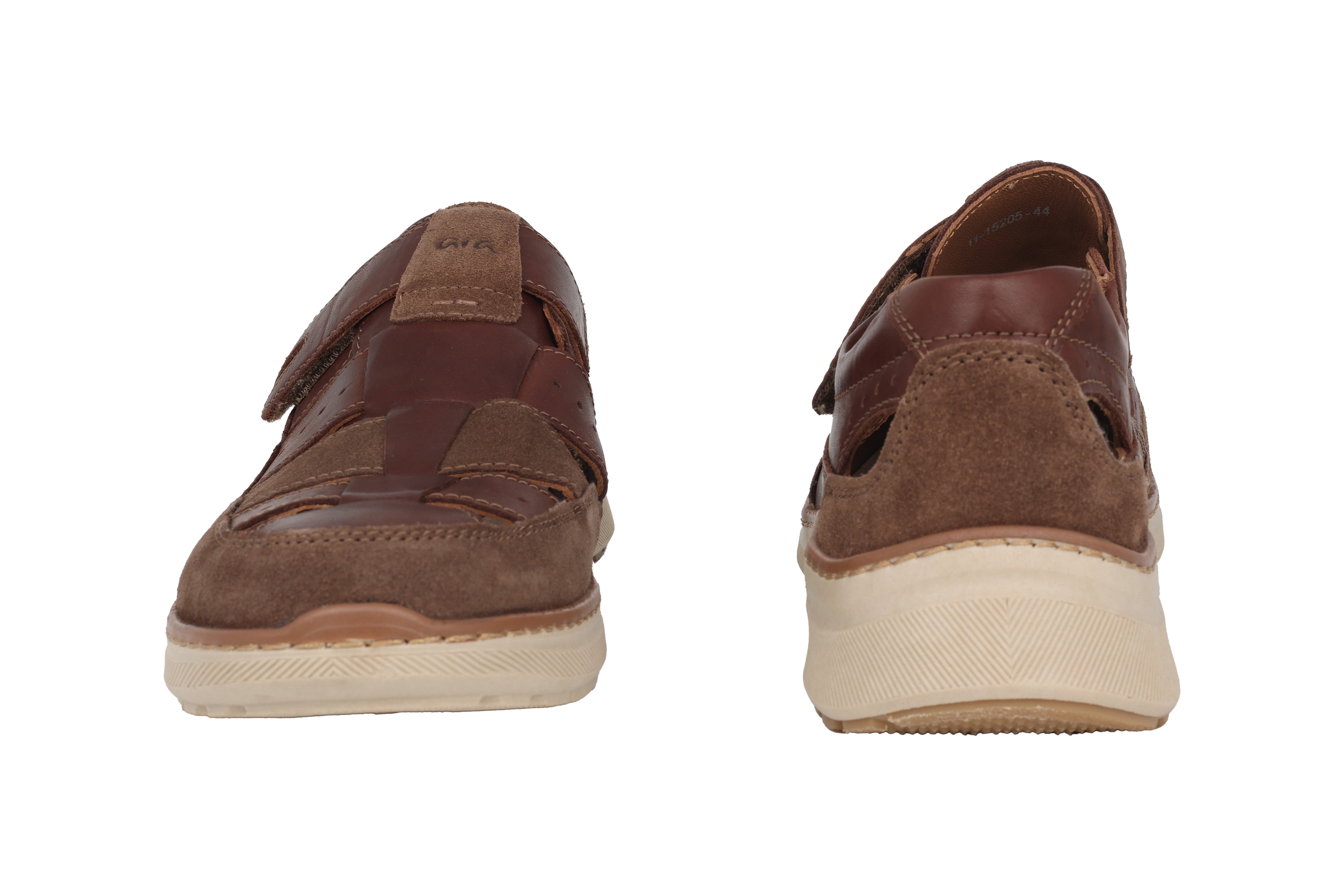 Sandale coupe large (h) pour hommes 'Pedro' - Marron foncé