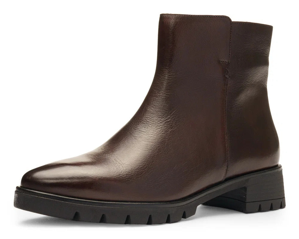 Bottine en cuir pour femme 'Napoli' - marron