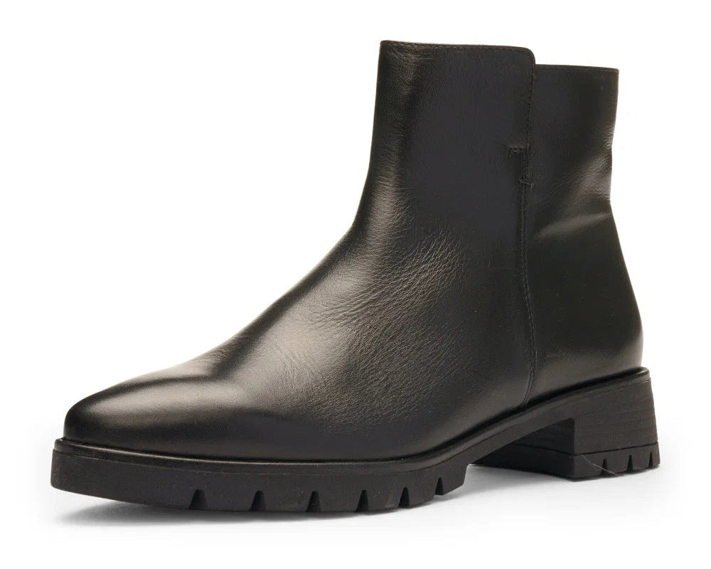 Bottine en cuir pour femme 'Napoli' - noir
