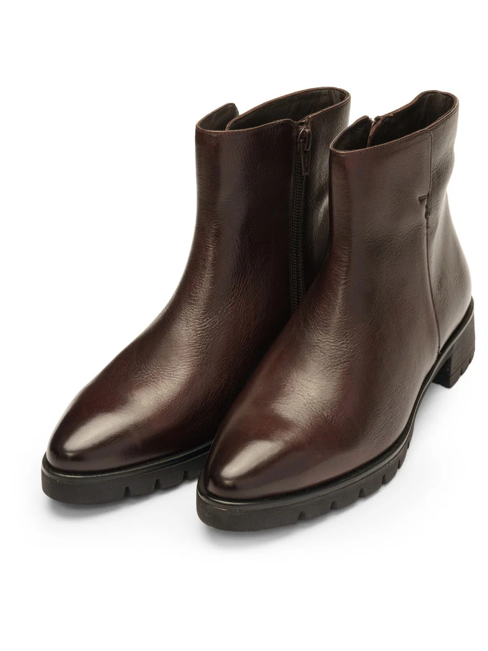 Bottine en cuir pour femme 'Napoli' - marron