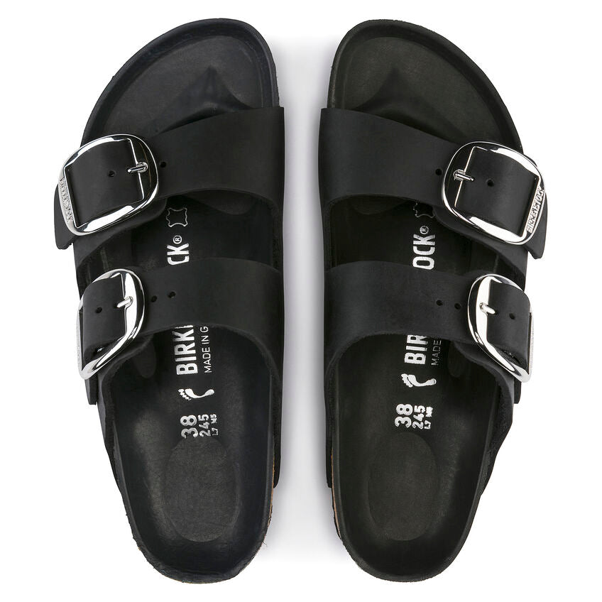 'Arizona Big Buckle' women's slide sandal - Black - Chaplinshoes'Arizona Big Buckle' women's slide sandal - BlackBirkenstock