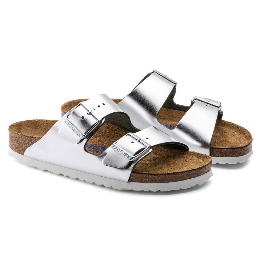 'Arizona BS' women's slide sandal - silver - Chaplinshoes'Arizona BS' women's slide sandal - silverBirkenstock