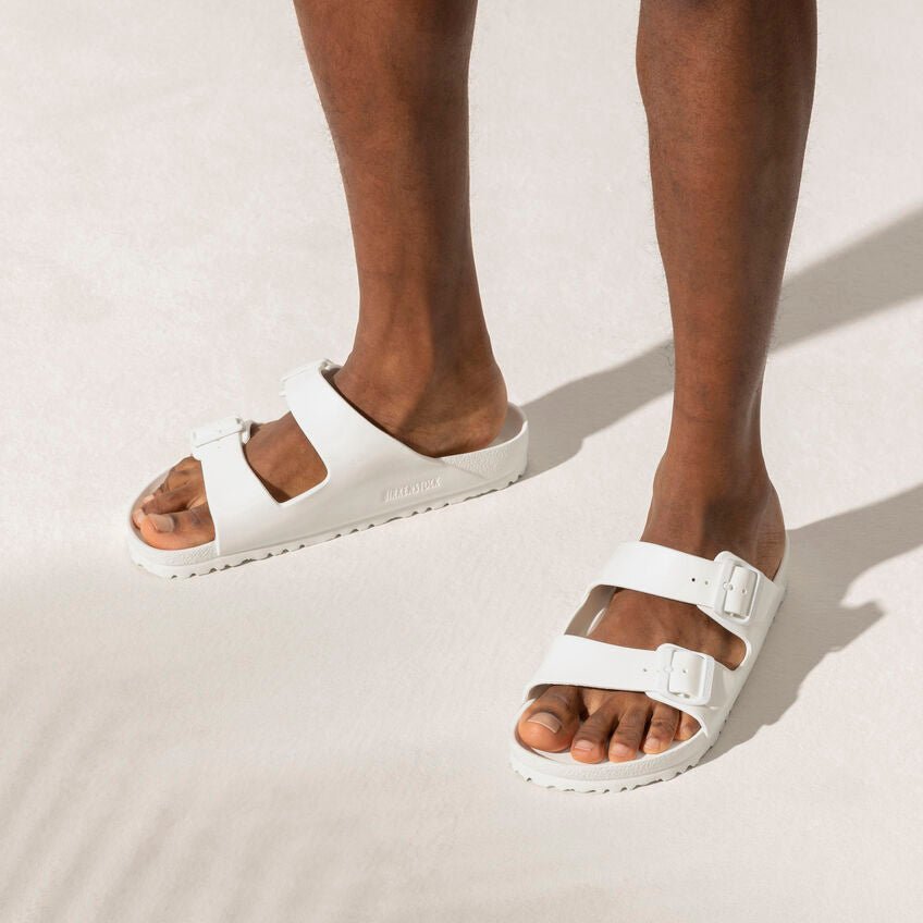 'Arizona EVA' men's slide beach sandal - white - Chaplinshoes'Arizona EVA' men's slide beach sandal - whiteBirkenstock