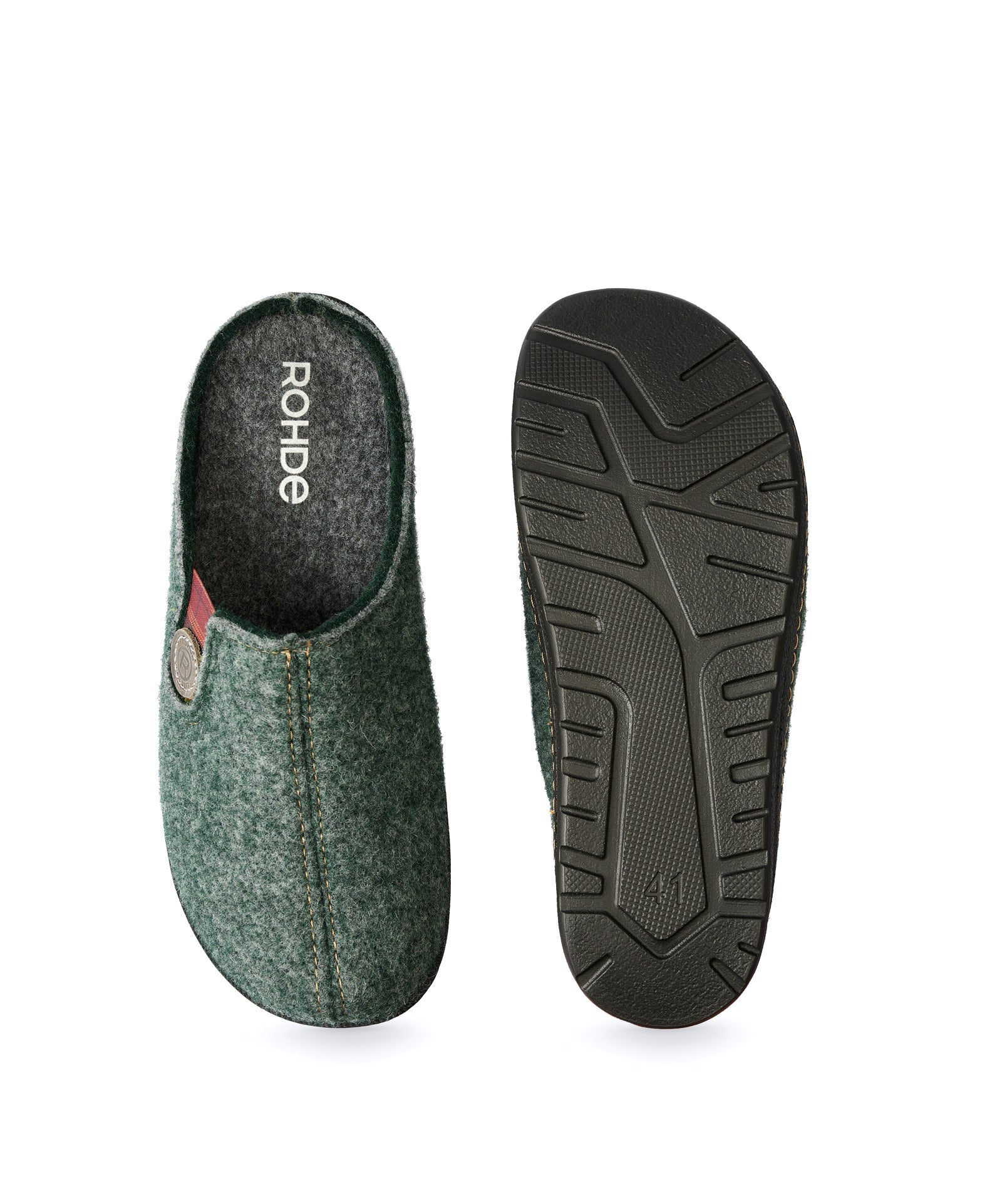 'Asiago' heren huisslippers - groen - Chaplinshoes'Asiago' heren huisslippers - groenRohde