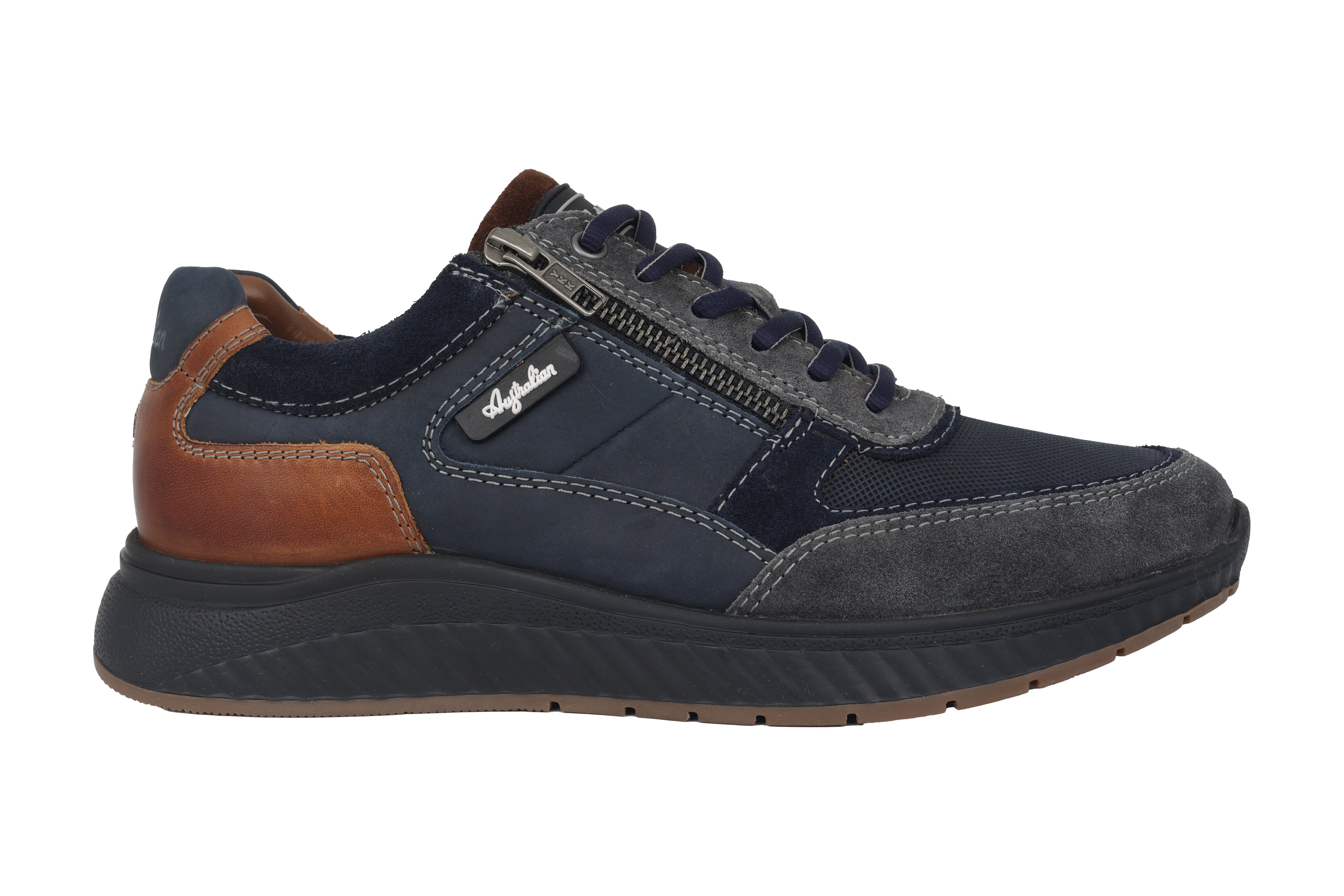 Sneaker à lacets pour homme 'Maurizio' - bleu