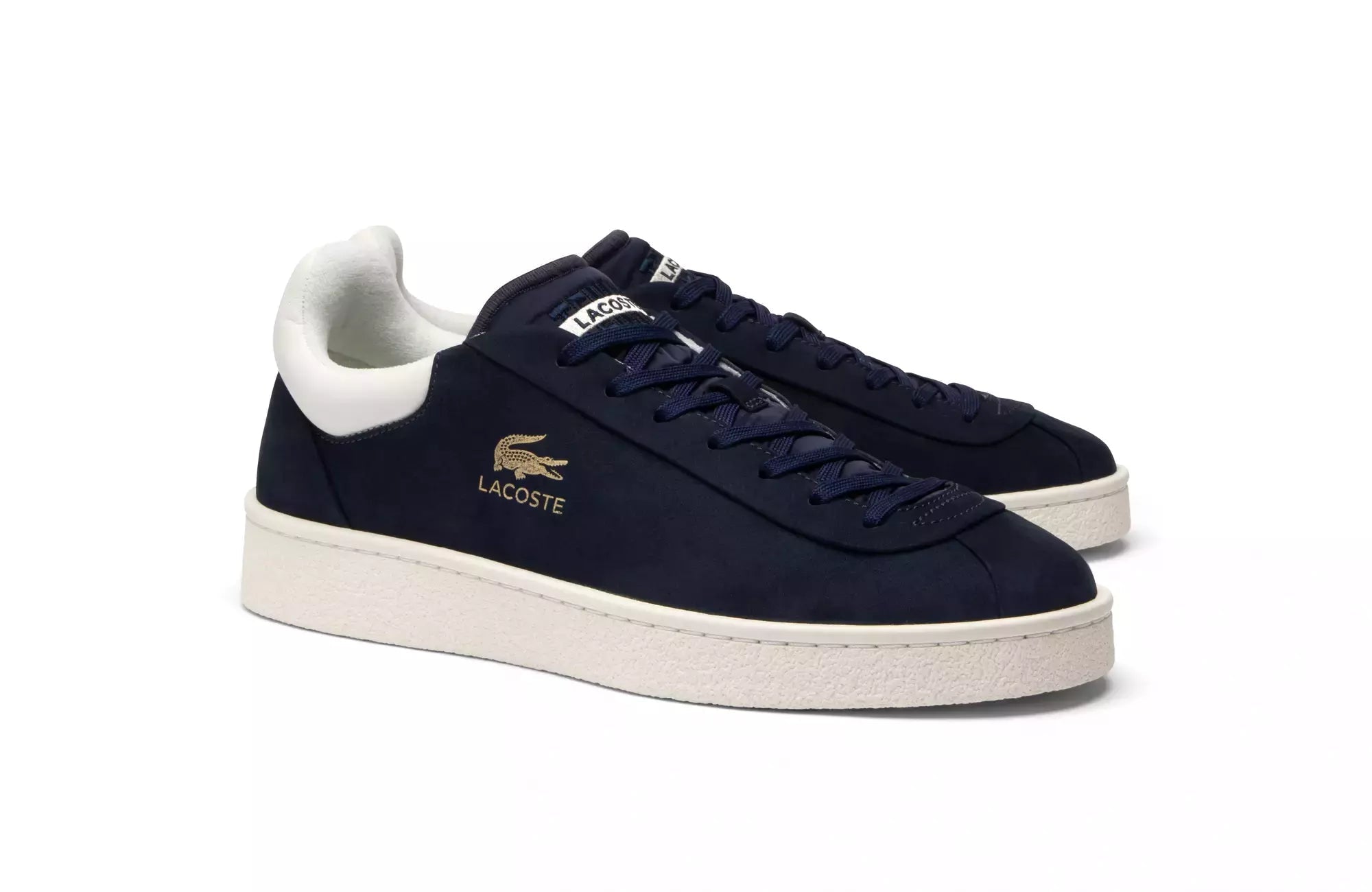 'Baseshot' heren sneaker met veters - blauw - Chaplinshoes'Baseshot' men's lace - up sneaker - blueLacoste