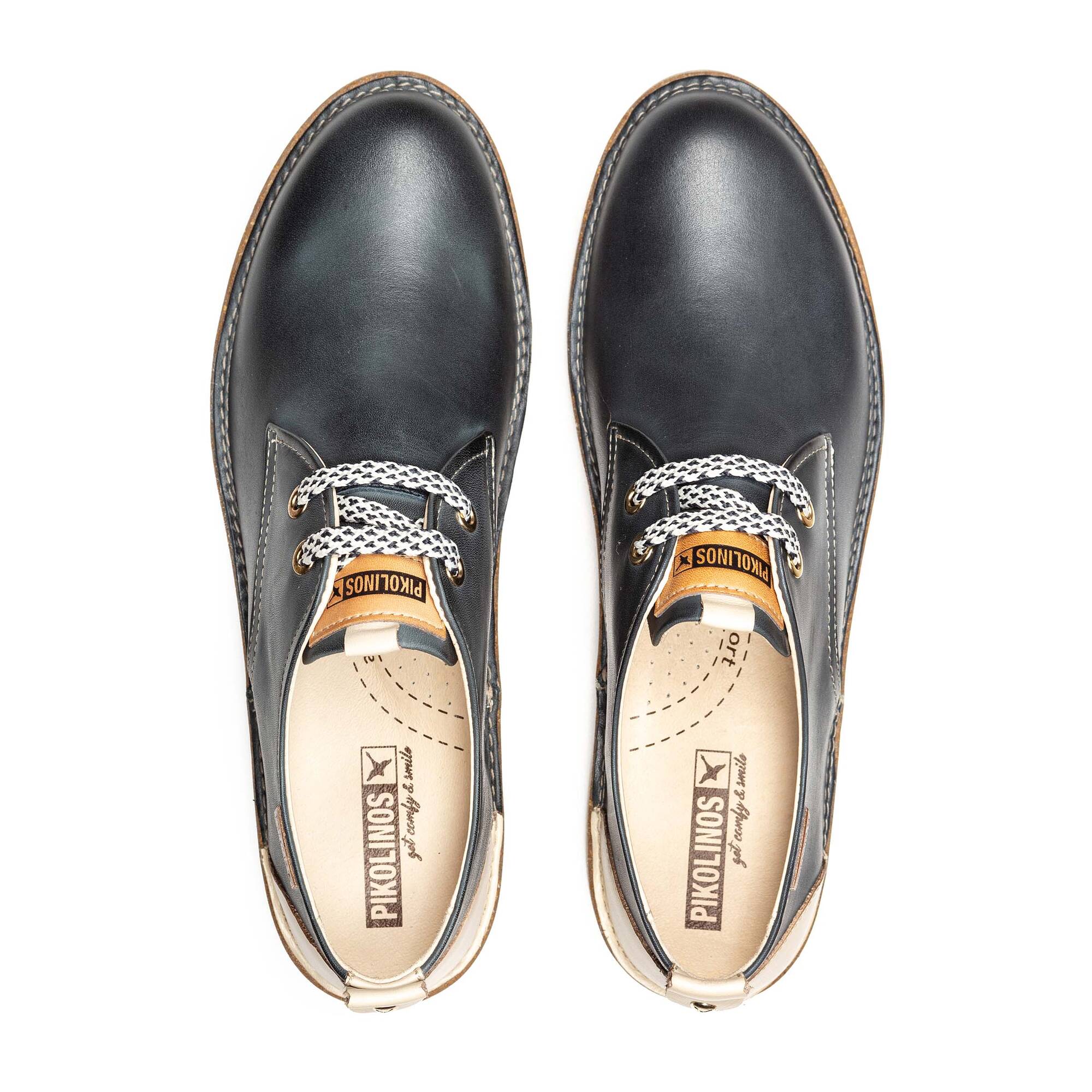 'Baza' women's lace - up shoe - Blue - Chaplinshoes'Baza' women's lace - up shoe - BluePikolinos