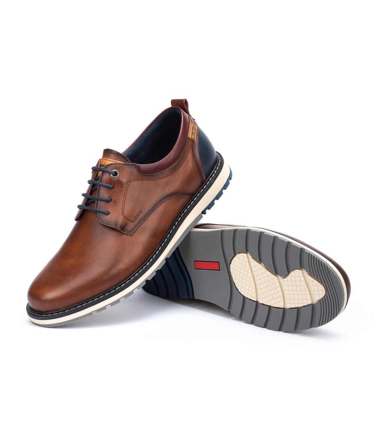 'Berna' men's dressed lace - up shoe - Brown cuero - Chaplinshoes'Berna' men's dressed lace - up shoe - Brown cueroPikolinos