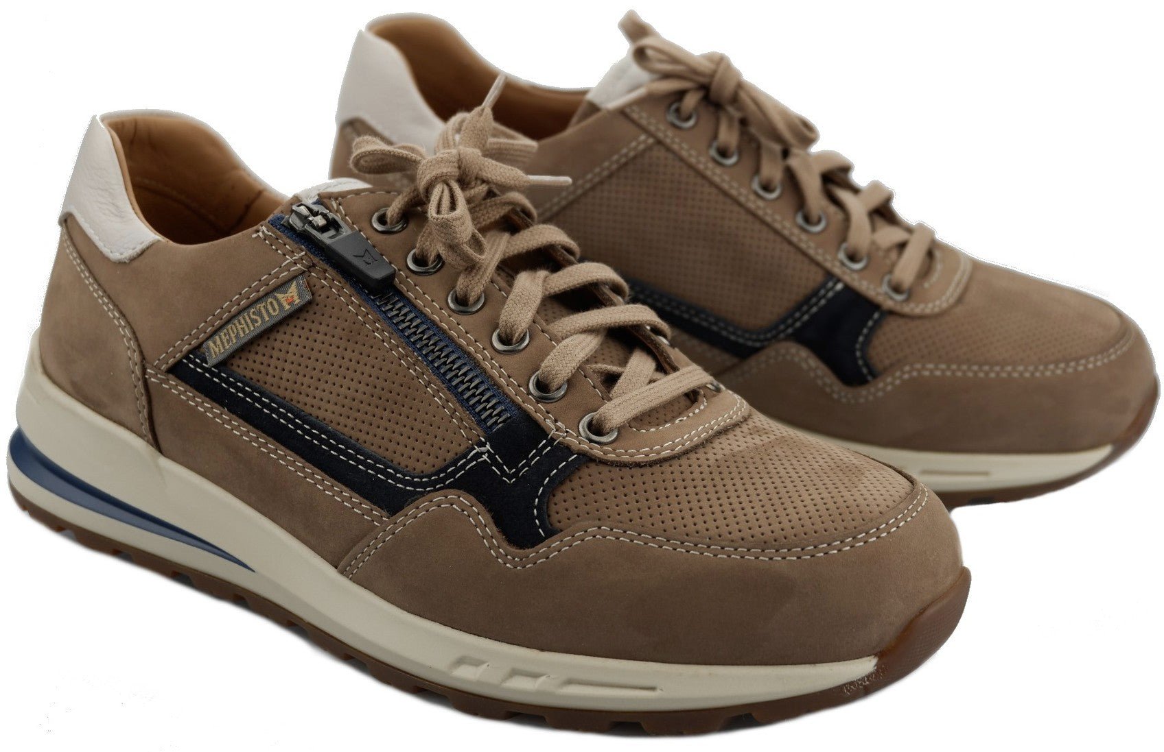 'Bradley' men's lace - up sneaker - Taupe - Chaplinshoes'Bradley' men's lace - up sneaker - TaupeMephisto