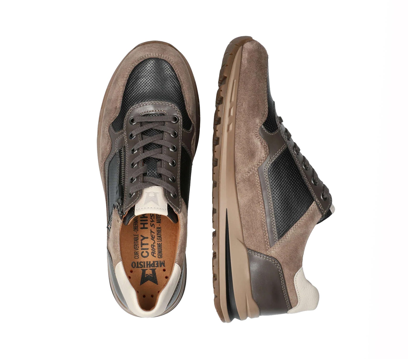 'Bradley' herresko med snøre - beige