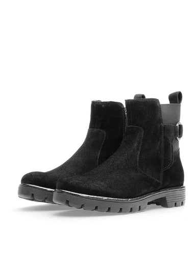 'Bristol' warmgevoerde dameslaars - Zwart - Chaplinshoes'Bristol' warmgevoerde dameslaars - BlackAra