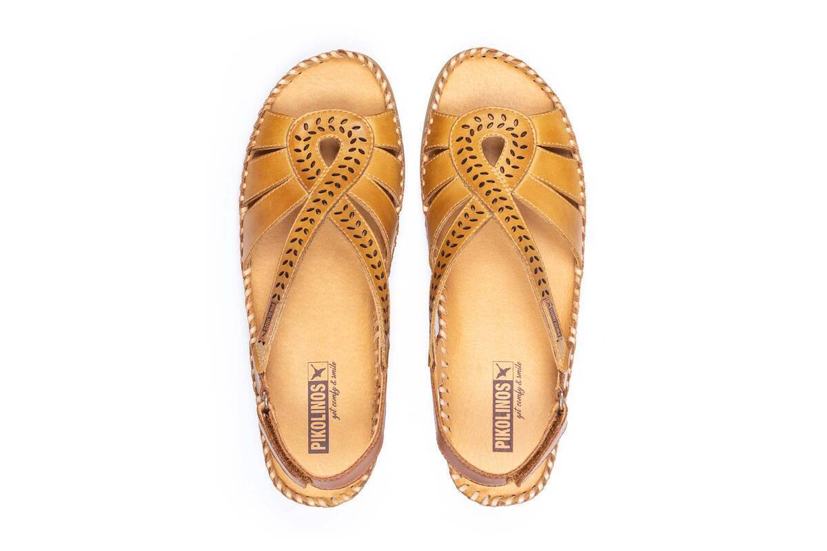 Sandalo da donna 'Cadaques' - Marrone miele - ChaplinshoesSandalo da donna 'Cadaques' - Pikolinos marrone miele