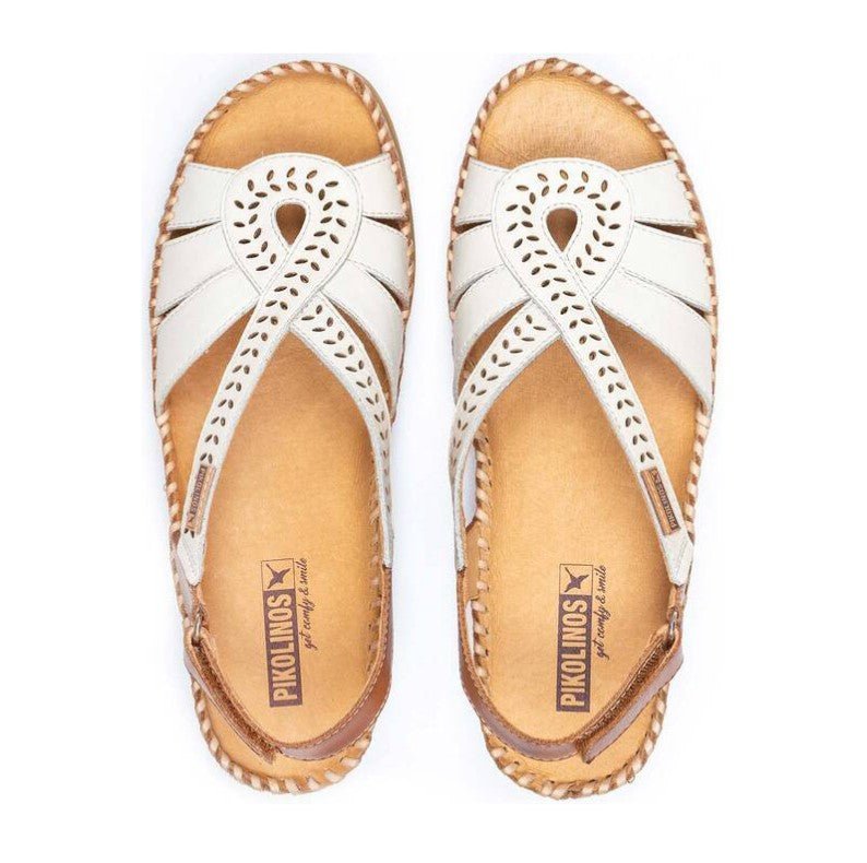 'Cadaques' women's sandal - White mix - Chaplinshoes'Cadaques' women's sandal - White mixPikolinos