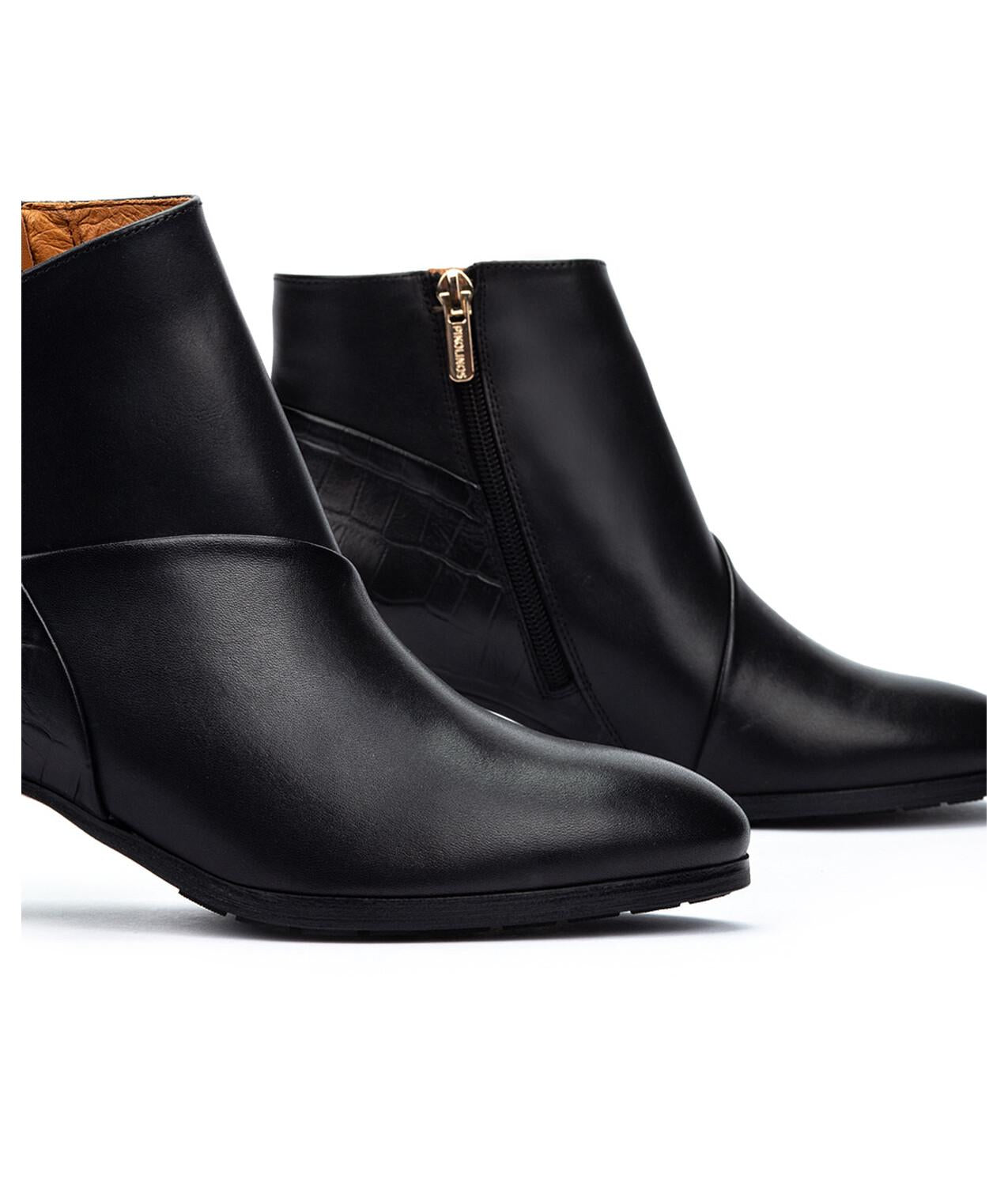 Dames enkellaars 'Calafat' - Zwart