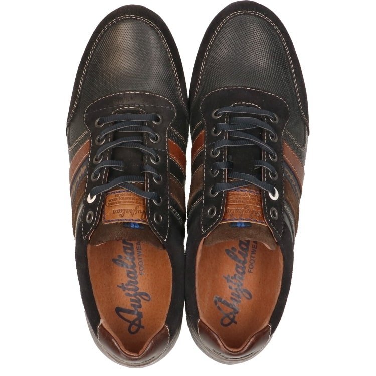 'Camaro' men's lace - up sneaker - blue combi - Chaplinshoes'Camaro' men's lace - up sneaker - blue combiAustralian