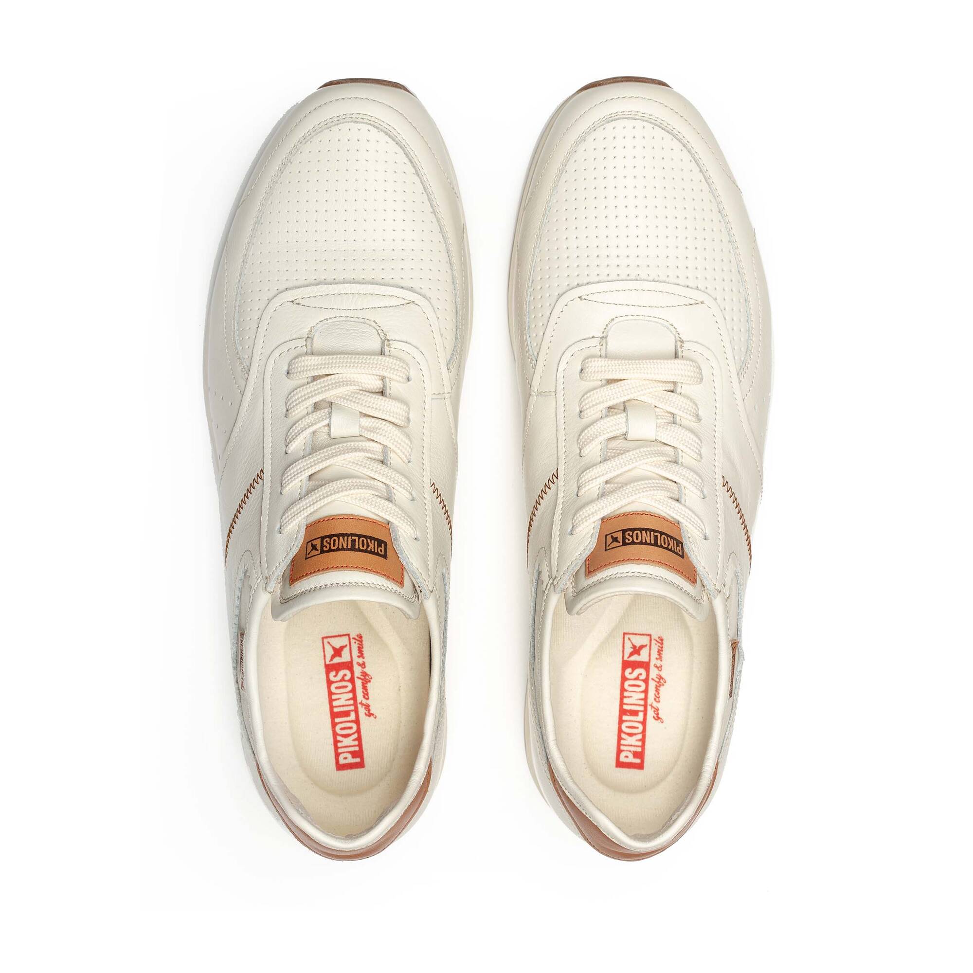 'Cambil' men's lace - up sneaker - off white - Chaplinshoes'Cambil' men's lace - up sneaker - off whitePikolinos