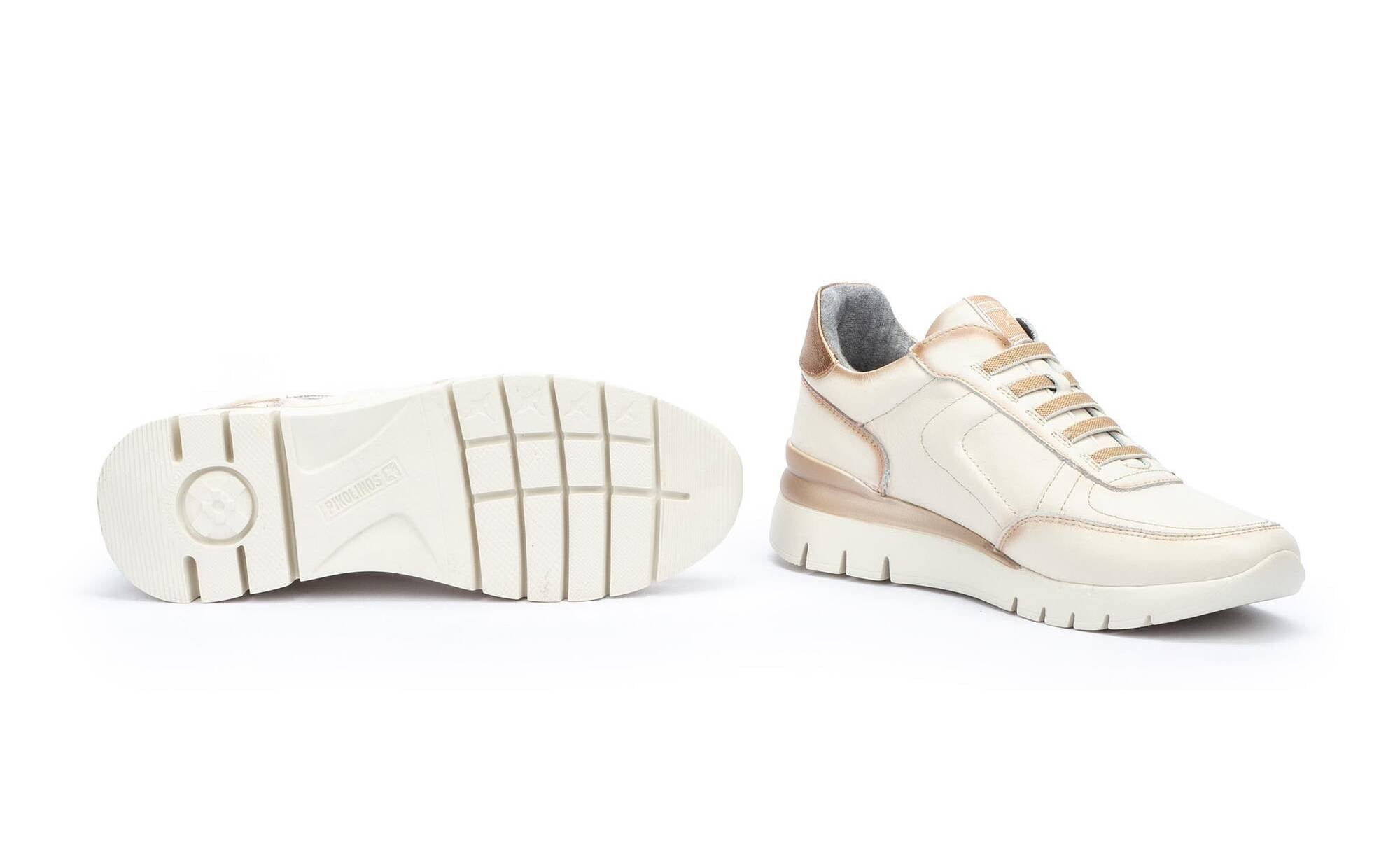 'Cantabria' women's lace - up sneaker - off white - Chaplinshoes'Cantabria' women's lace - up sneaker - off whitePikolinos