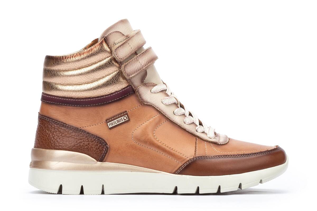 'Cantabria' women's lace - zip boot - Brown - Chaplinshoes'Cantabria' women's lace - zip boot - BrownPikolinos