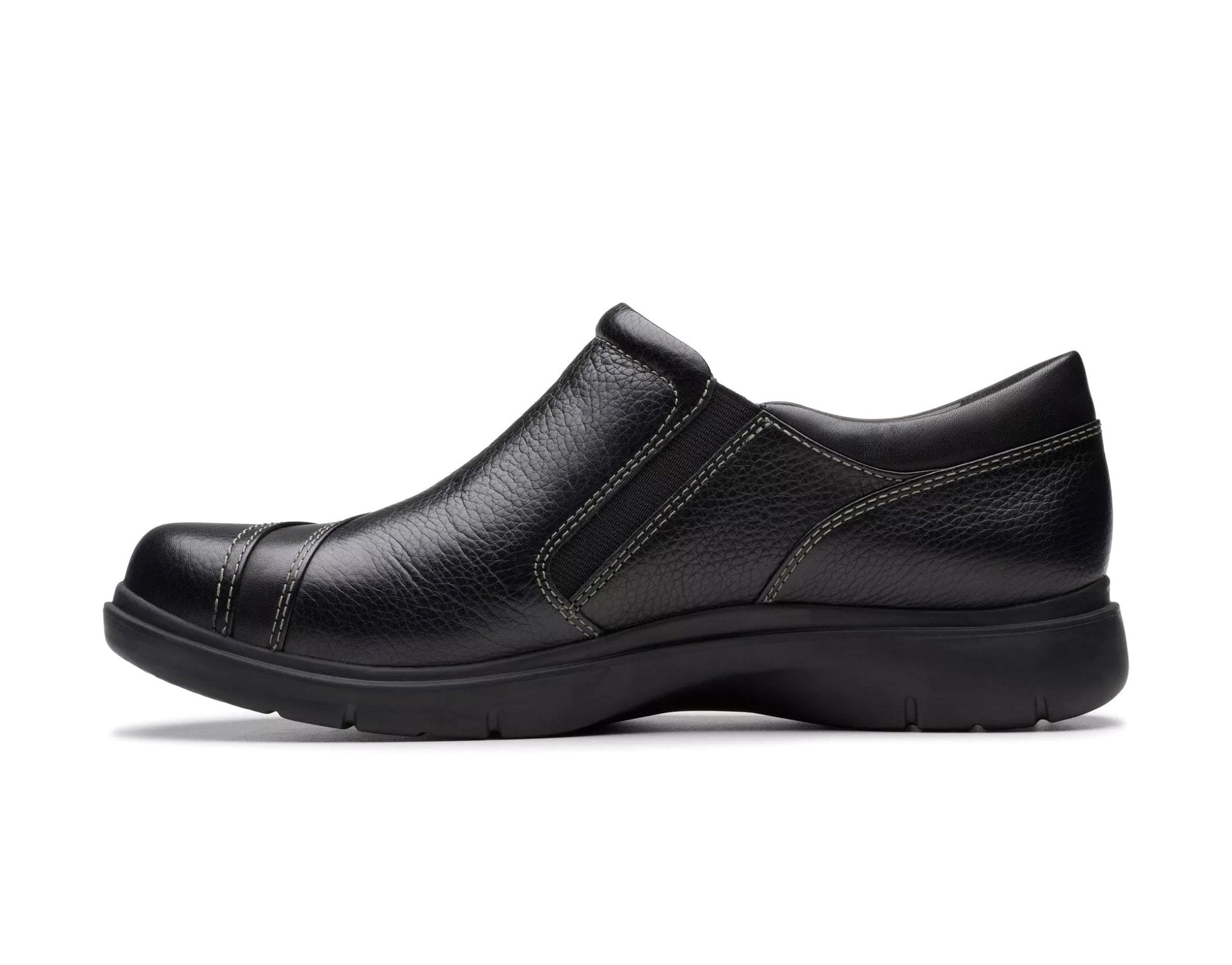 Damesloafer met brede pasvorm 'Certina Pure' - zwart - wijd - Chaplinshoes'Certina Pure' damesloafer met brede pasvorm - zwart - wideClarks