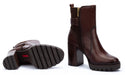'Cervera' women's zipper boot - Dark brown - Chaplinshoes'Cervera' women's zipper boot - Dark brownPikolinos