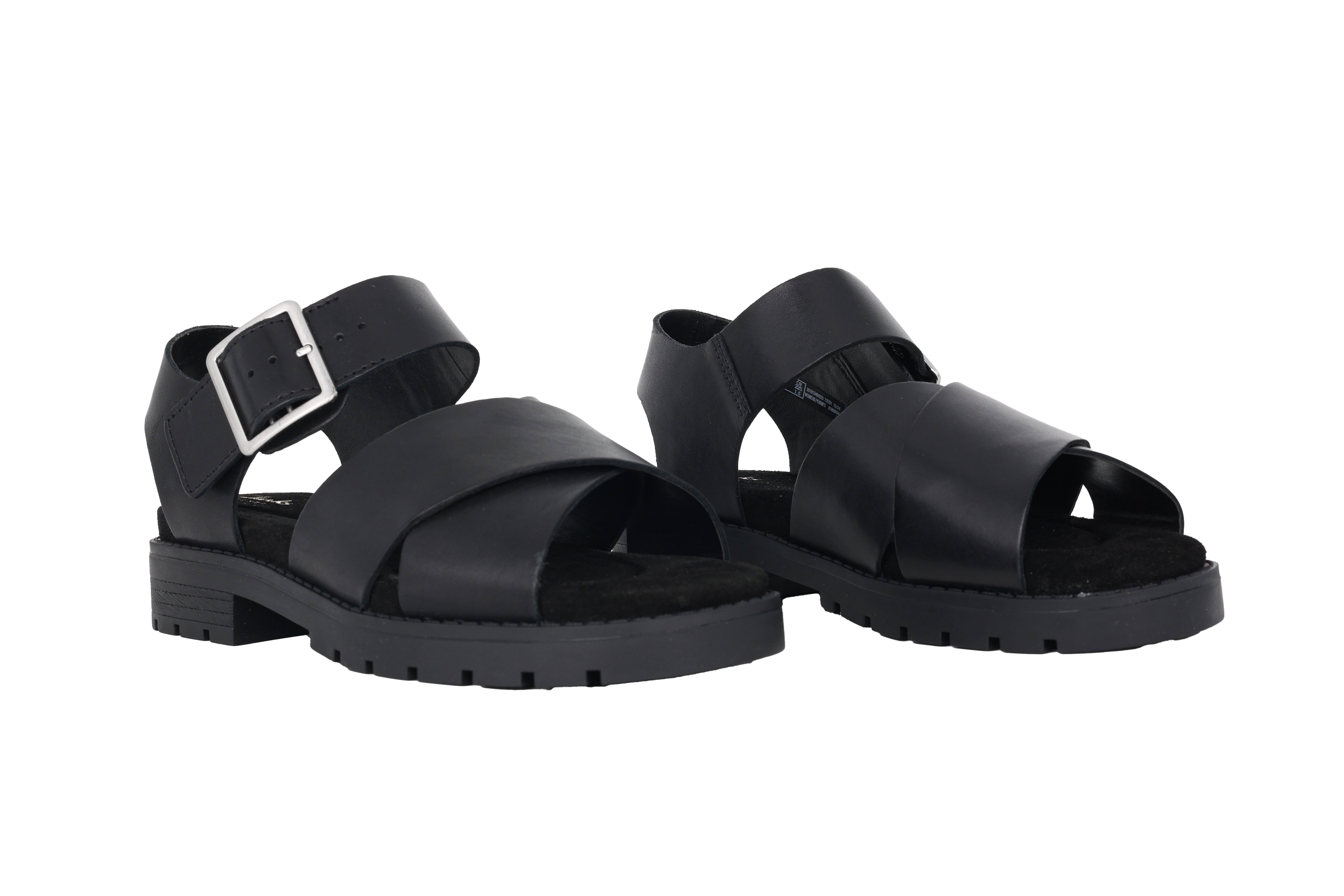'Orinoco Cross' women's sandal - Black