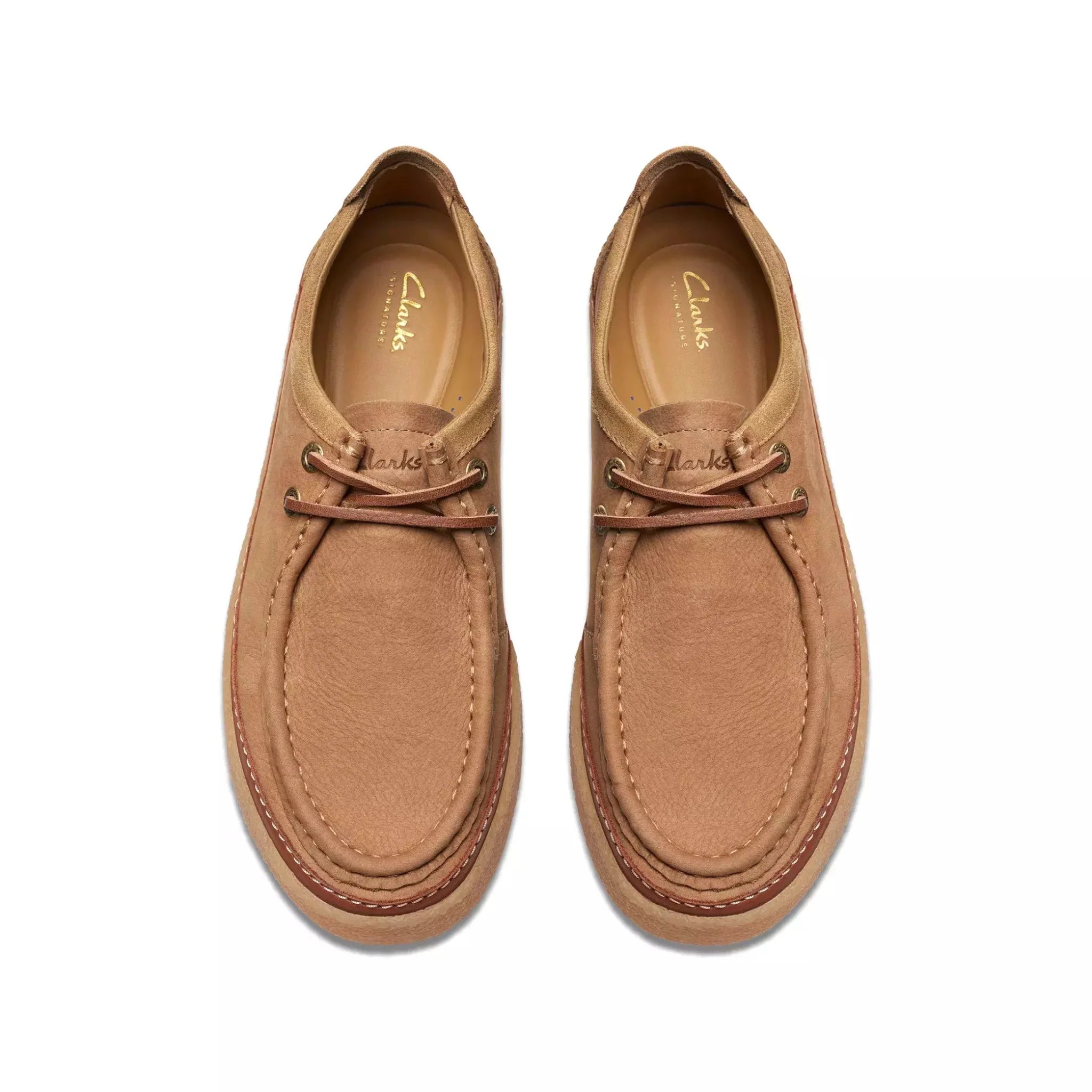 Herenveterschoen 'Clarkwood Moc' - Bruin - ChaplinshoesHerenveterschoen 'Clarkwood Moc' - BrownClarks